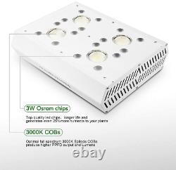 HG800 LED Grow Light Full Spectrum Including UV IR 3000K COBs 3W Osram Chips Veg