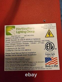HLG 600 R Horticulture Lighting Group LED Grow Light For Bloom And Veg 600W