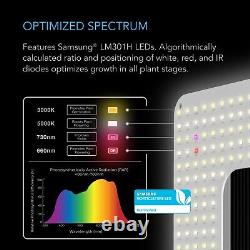 IONGRID T24, Full Spectrum LED Grow Light, Halo Coverage Samsung LM301H Diodes