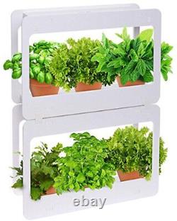 Indoor Herb Vegetable Plant Garden Kit LED Grow Light Timer & Remote Planter
