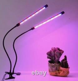 Joblot 20 2 Head LED Plants Grow Light for Indoor UV Veg Growing Lamp USB