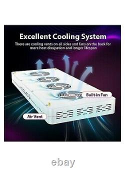 KING 4000W Full Spectrum LED Grow Light Hydroponics for Indoor Medical Plant Veg