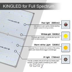 KINGPLUS 4000W LED Grow Light Samsung LM301B Indoor All Stages Veg Flower