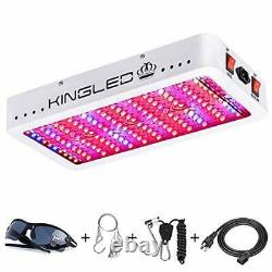 King Plus 1200w LED Grow Light Full Spectrum for Greenhouse Indoor Plant Veg and