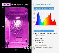 King Plus 600W LED Grow Light Full Spectrum for Indoor Plants Veg and Flower New