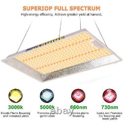 LED Grow Light 1500W Full Spectrum for All Indoor Hydroponic Plants Veg Flower