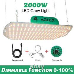 LED Grow Light Full Spectrum 2000W for Indoor Plants Veg Flower Hydroponic
