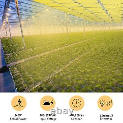 LED Grow Light Full Spectrum for Indoor Plant Veg Flower HPS Actual power 240W