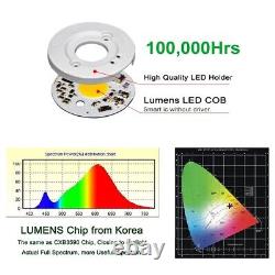 LED Grow Light Growing Lamp Hydroponic for Indoor Plants Full Spectrum Veg IR