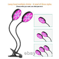LED Grow Light Hydroponic Indoor Timer Plant Lamp Full Spectrum for Veg Flower