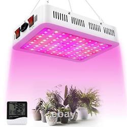 LED Plant Grow Light Full Spectrum, 1000W Dual Switch Veg/Bloom Daisy Chain