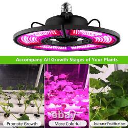 LED Plants Grow Light Bulb UFO Shape E26/E27 Full Spectrum Lamp for Veg Flowers