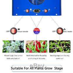 MEIZHI 450W LED Grow Light Full Spectrum Hydroponic VEG Bloom Indoor Plant Panel