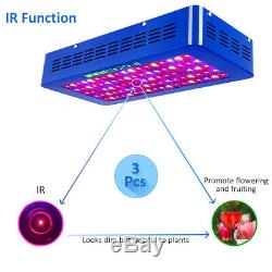 MEIZHI 450W LED Grow Light Full Spectrum Hydroponic VEG Bloom Indoor Plant Panel
