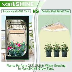 MarkSHINE DW1500 LED Grow Light Full Spectrum for Indoor Plants Veg Flower IR