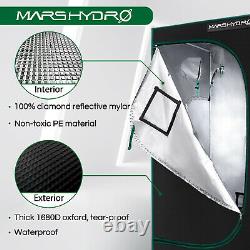 Mars Hydro 2 in 1 Indoor Grow Tent For Veg Flower Seed Reflective Mylar Home Box