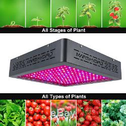 Mars Hydro 900W LED Grow Light Full Spectrum For Indoor Veg Flower Plant Lamp