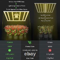 Mars Hydro FC 4800 Led Grow Light Full Spectrum UV IR Samsung LM301B Veg Flower