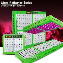 Mars Hydro LED Grow Light Full Spectrum Reflector 300W 600W 800W 1000W Veg Bloom
