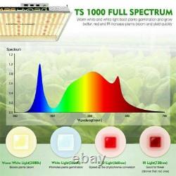 Mars Hydro TS 1000W LED Grow Light Full Spectrum IR for Indoor Plants Veg Flower