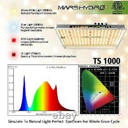 Mars Hydro TS 600W 1000W 2000W 3000W LED Grow Light for Indoor Veg Bloom Plants