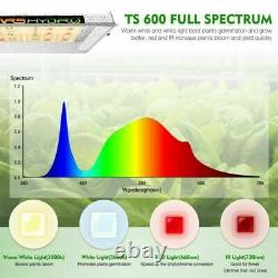 Mars Hydro TS 600W Full Spectrum Led Grow Light for Indoor Plants Veg Flower