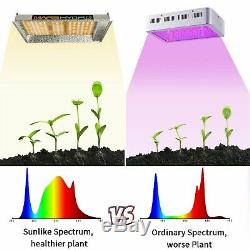 Mars Hydro TS 600W Led Grow Light Veg Flower Plant +2'x2' Indoor Grow Tent Kit