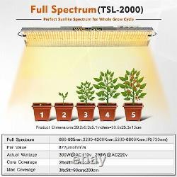 Mars Hydro TSL 2000W Led Grow Light Full Spectrum Hydroponics Plants Veg Flower