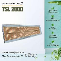 Mars Hydro TSL 2000W Led Grow Light Sunlike Spectrum Lamp Hydroponics Veg Flower