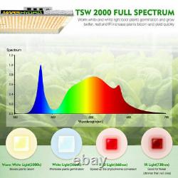 Mars Hydro TSW 2000W LED Grow Light Full Spectrum Hydroponics Indoor Veg Plants