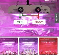 Maxbloom X8 Plus 800w led Cree Cob Grow Light 12-Brand Full Spectrum Veg Bloom
