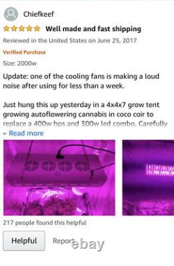 New KING 2000W Full Spectrum LED Grow Light Hydroponics for Indoor Veg Plants