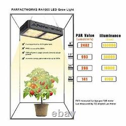 PARFACTWORKS RA1000w LED Grow Light Hydroponic Full Spectrum Indoor Veg Flower