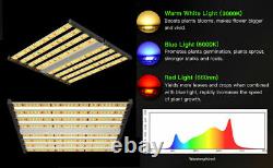 PHLIZON 640W Withsamsung LED Grow Light Full Spectrum Commercial Grow Indoor VEG