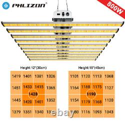 PHLIZON FC8000 LED Commercial Grow Light Full Spectrum Bar for Indoor Veg Flower