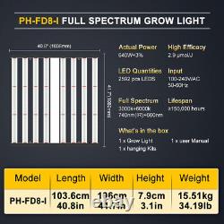 PHLIZON FD9600 1000W Dimmable LED Commercial Indoor Grow Light Full spectrum