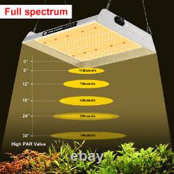 Phlizon 1000W Dimmable Plant Led Grow Light Lamp Full Spectrum for Indoor Plants
