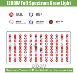 Phlizon 1200W High Power Series Led Grow Light Lamp for Indoor Plant Veg Flower