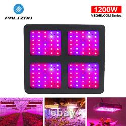 Phlizon 1200W Plant LED Grow Light Full Spetrum with Veg/Bloom for Greenhouse US