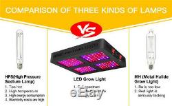 Phlizon 1600w-2200w Full Spectrum LED Grow Light Flowering Seed Tent Hydro Lamp