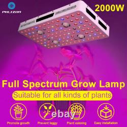 Phlizon 2000W CREE COB SERIE LED Grow Light Full Spectrum VEG&Bloom Hydroponics