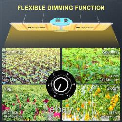 Phlizon 3000W LED Hydroponics Grow Light Full Spectrum Indoor Plants Veg Flower