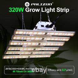 Phlizon 320W LED Grow Light Sunlike Full Spectrum from Seed Veg Flower Plants US