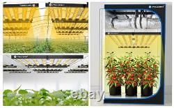 Phlizon 640W Full Spectrum LED Grow Light Bar Indoor Plant Hydroponics Veg Bloom