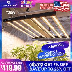 Phlizon 720W LED Grow Light bar Foldable Commercial Indoor Plant Lamp Veg Flower