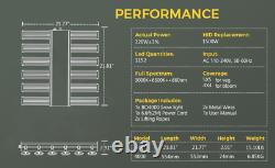 Phlizon 8000W LED Grow Light Sunlike Full Spectrum Bars Indoor Plants Veg Flower