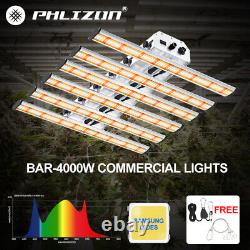 Phlizon BAR-4000W LED 281B Grow Light Lamp for 4x4ft Indoor Plants Veg Flower IR
