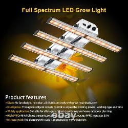 Phlizon BAR-6500 640W LED Grow Light Bar Samsung Full Spectrum Veg Bloom Plants