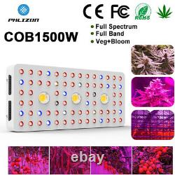 Phlizon COB1500W LED Grow Light Full Spectrum For Indoor Plants Flower Veg Bloom
