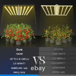 Phlizon FC 4800 LED Grow Light Bars Full Spectrum Indoor Plants 5x5ft Veg Flower